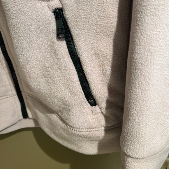 Calvin Klein Performance Women’s Hooded Fleece Jacket Sz L  Dusty Taupe. NWOT - Picture 7 of 13